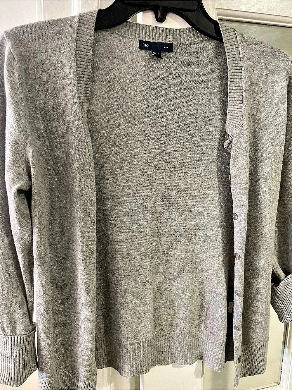 Gap Gray Button-Front Cardigan Size XS